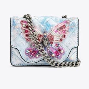 Kurt Geiger London Micro Kensington Butterfly Convertible Crossbody Bag